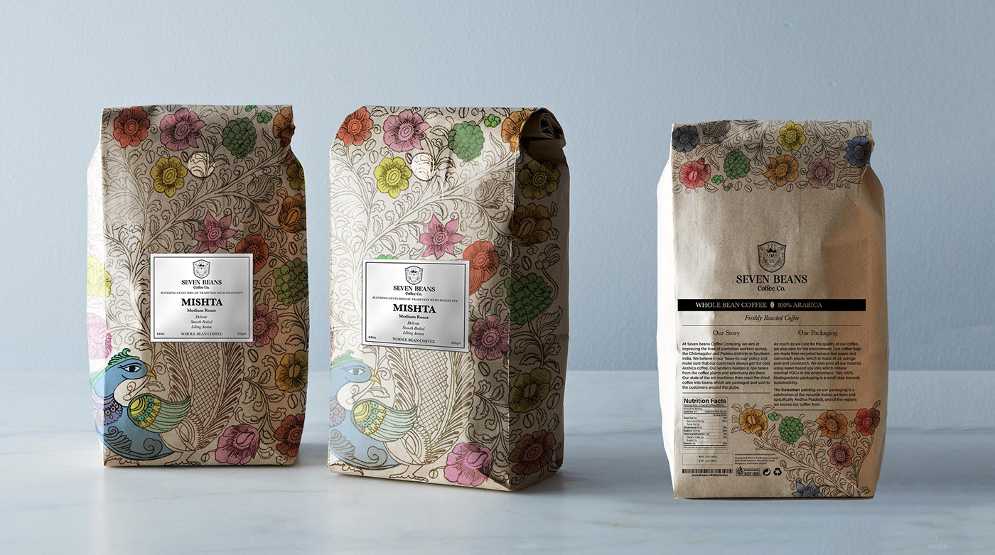 咖啡包裝設(shè)計 Coffee Bean Packaging - Sustainable Packaging Design